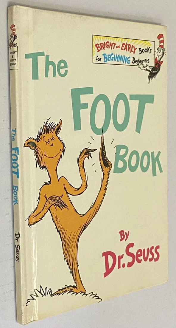 THE FOOT BOOK DR. SEUSS 1968 Grolier BClub 1ST EDITION 1ST PRINT Like NEW Cond.