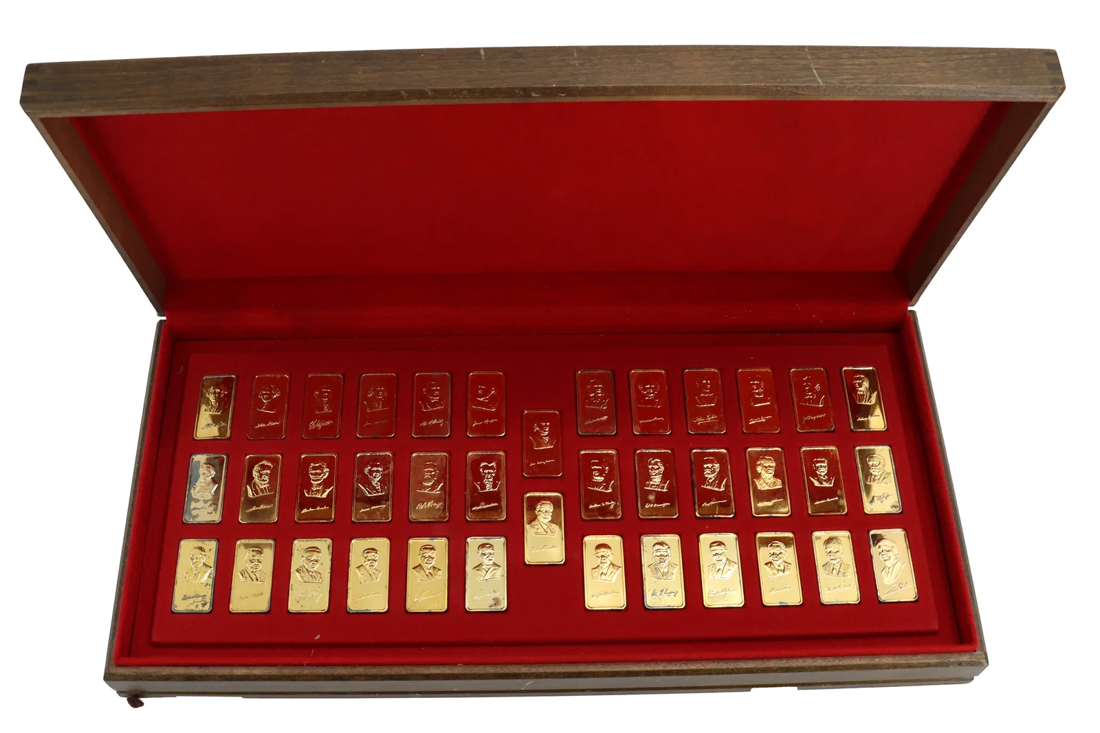 The Hamilton Mint Fine Silver Presidents of the United States Ingots - 39.300 ozt