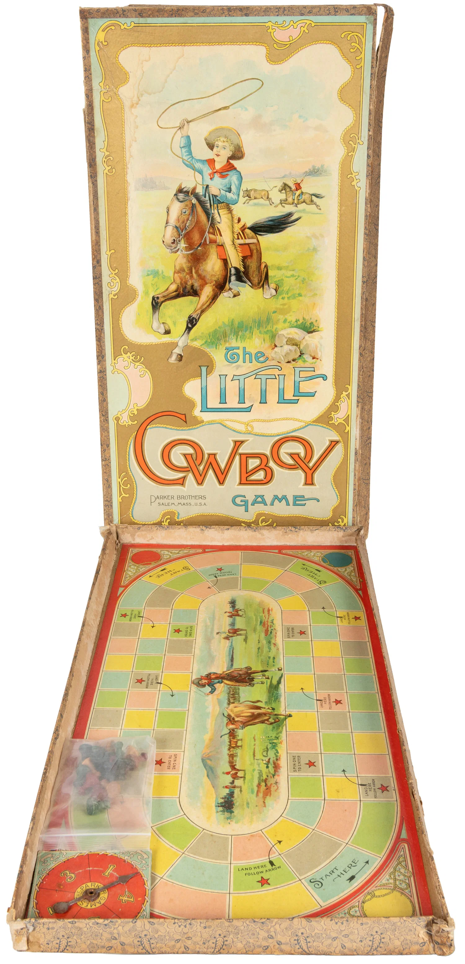 The Little Cowboy Game. Salem: Parker Brothers, ca. 1894.