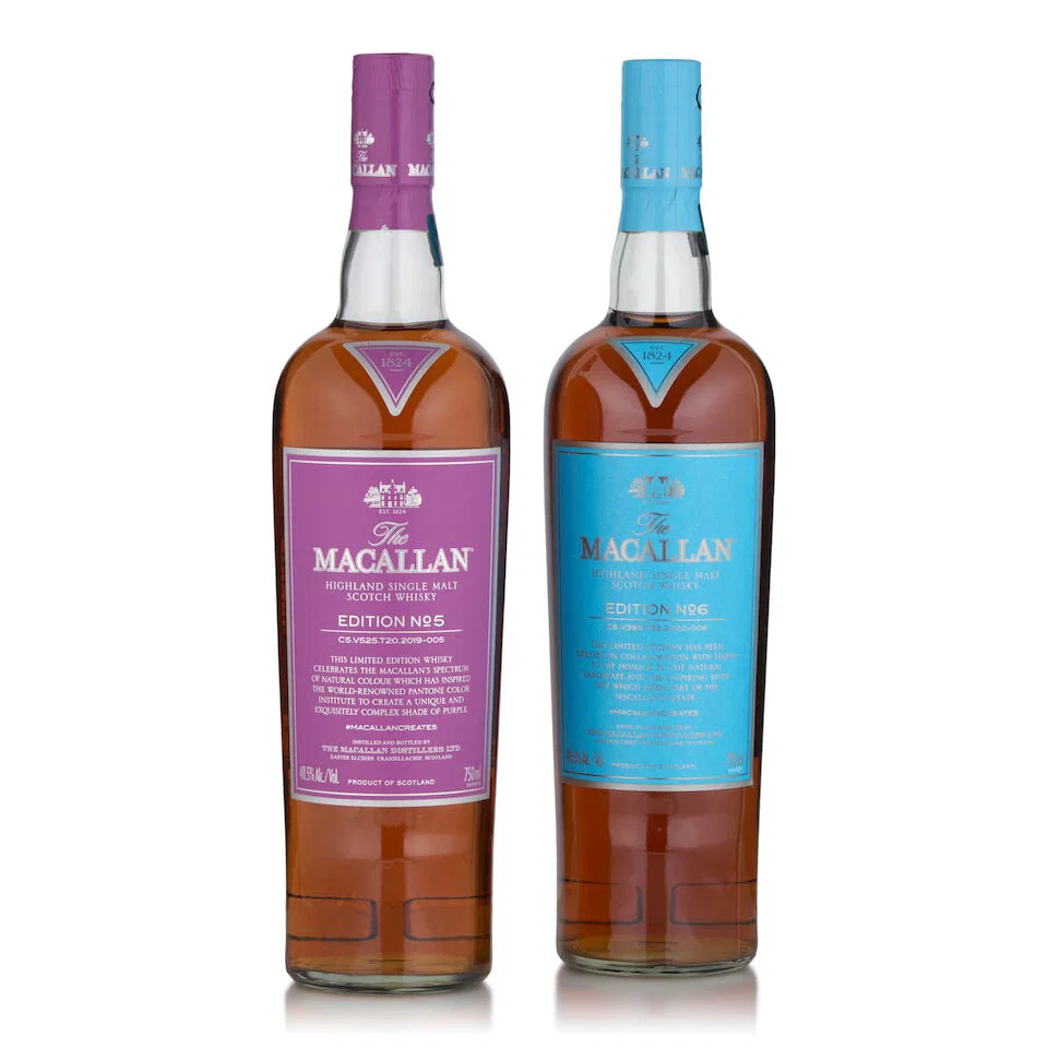 The Macallan Edition No. 5 (1 bottle, 750ml) The Macallan Edition No. 6 (1 bottle, 750ml)