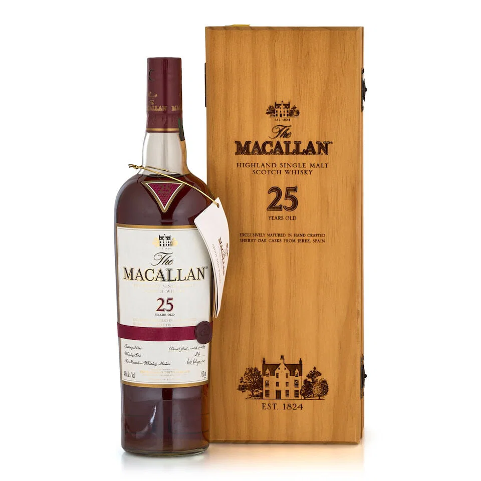 The Macallan Sherry Cask 25 Years Old (1 bottle, 750ml)