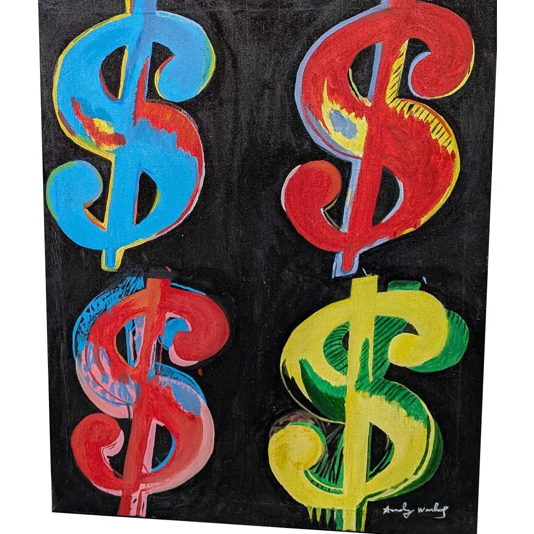 The original artwork by Andy Warhol