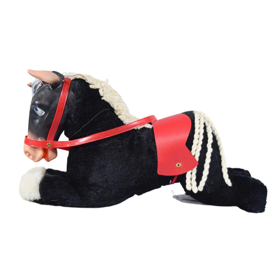 The Original Fury T.V.'s Favorite Horse Reclining Plush Toy with Original Shipping Box, circa 1955