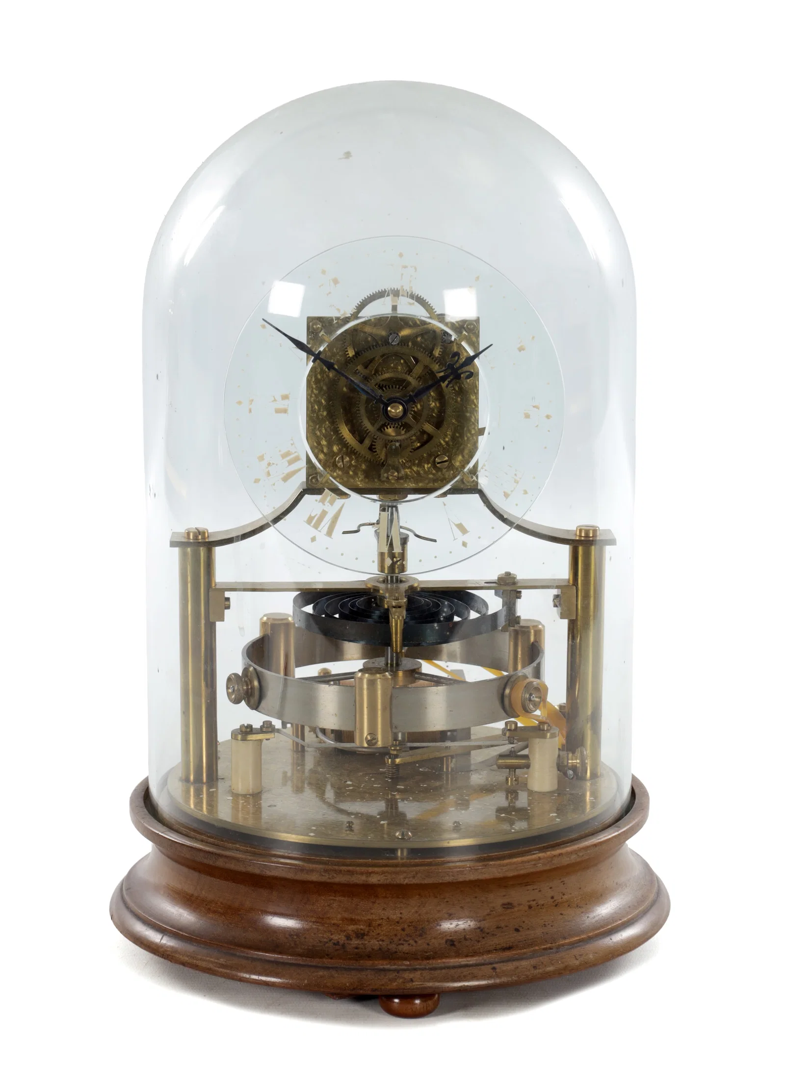 THE REASON MANUFACTURING COMPANY LTD. AN EARLY 20TH CENTURY MURDAY TYPE ELECTRIC CLOCK WITH GLASS