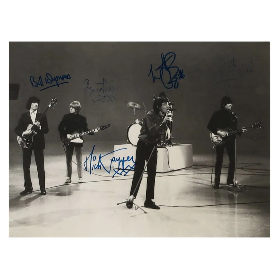 THE ROLLING STONES, FULLY SIGNED PHOTOGRAPH