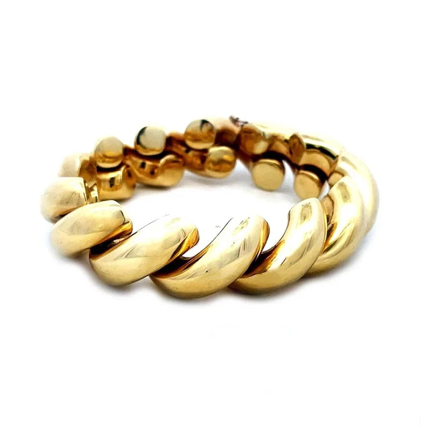 The San Marco Macaroni Gold Bracelet