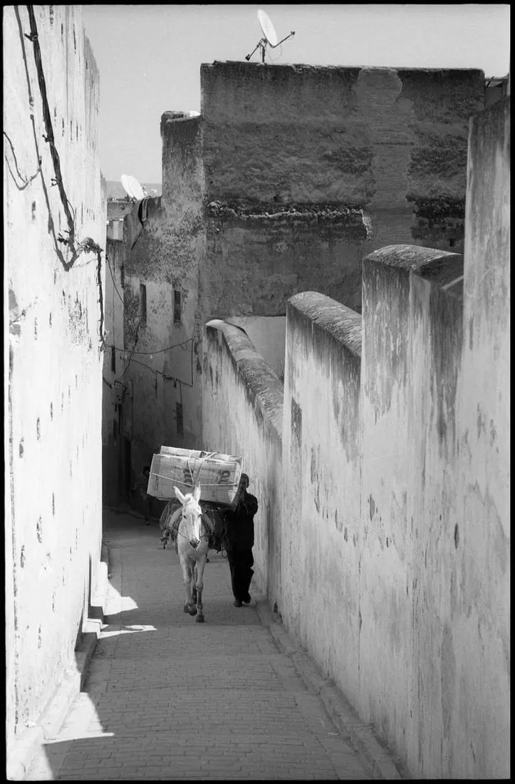 The Streets of Fes, Morocco - Silver Gelatin