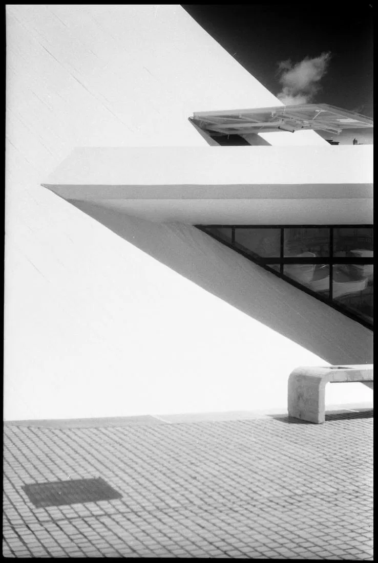 The Vulcan, Le Havre [Infrared Film] France - Silver Gelatin