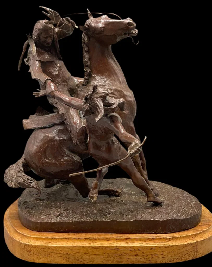 Thief In The Night Bronze By Bud Baller 4/21 Circa 1977