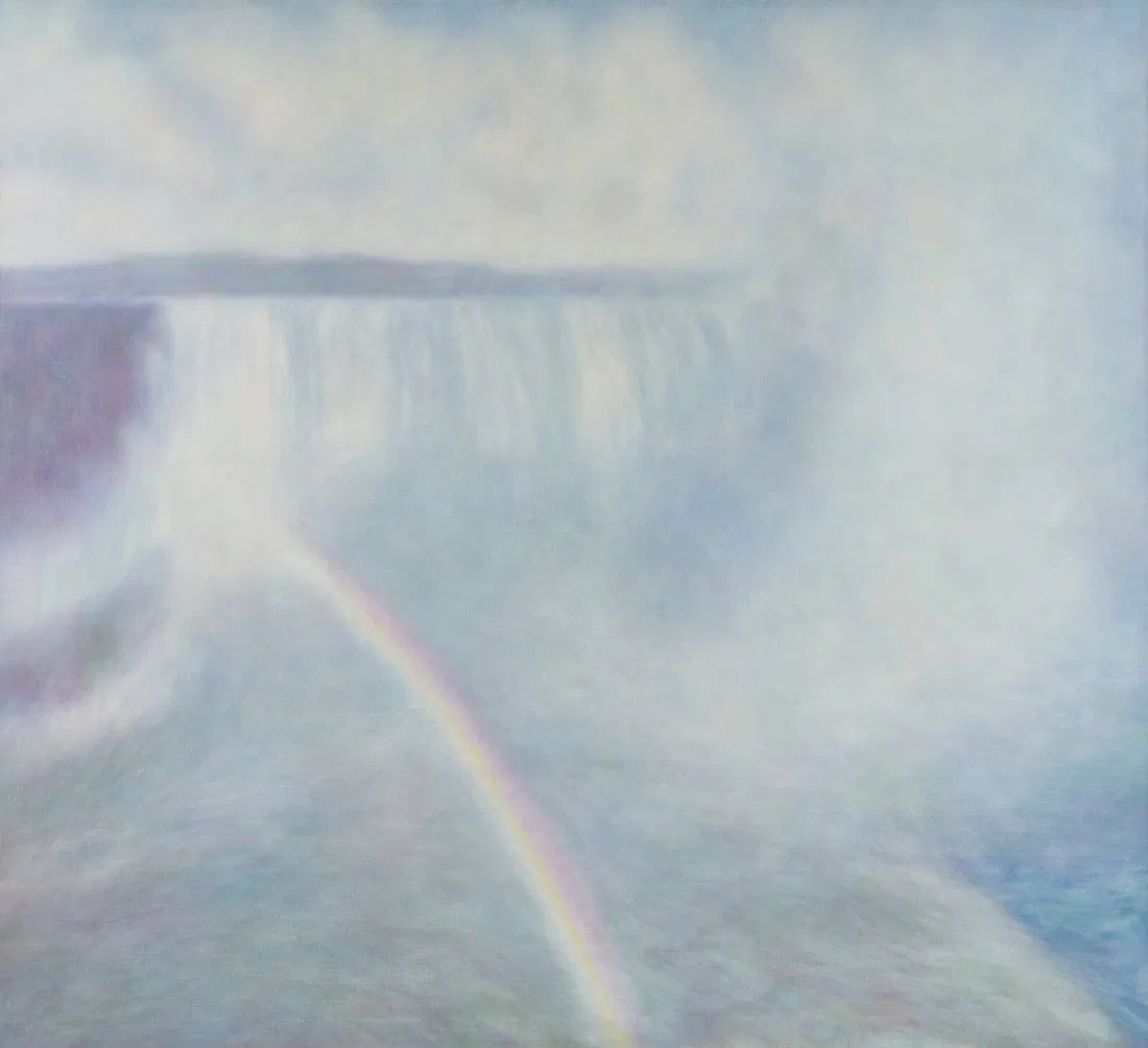 Thomas Chimes (American, 1921-2009) Waterfall, 1980