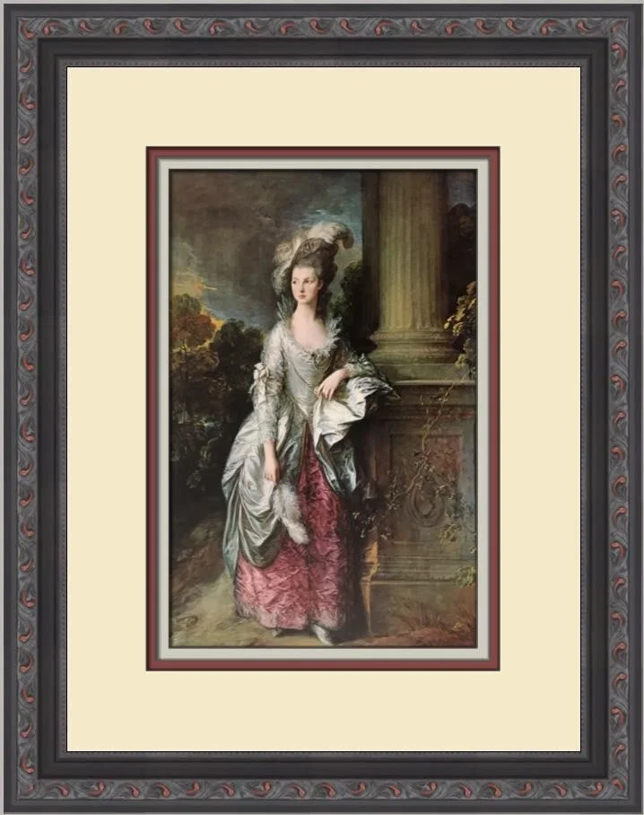 Thomas Gainsborough The Honorable Mrs. Graham Custom Framed Art Print