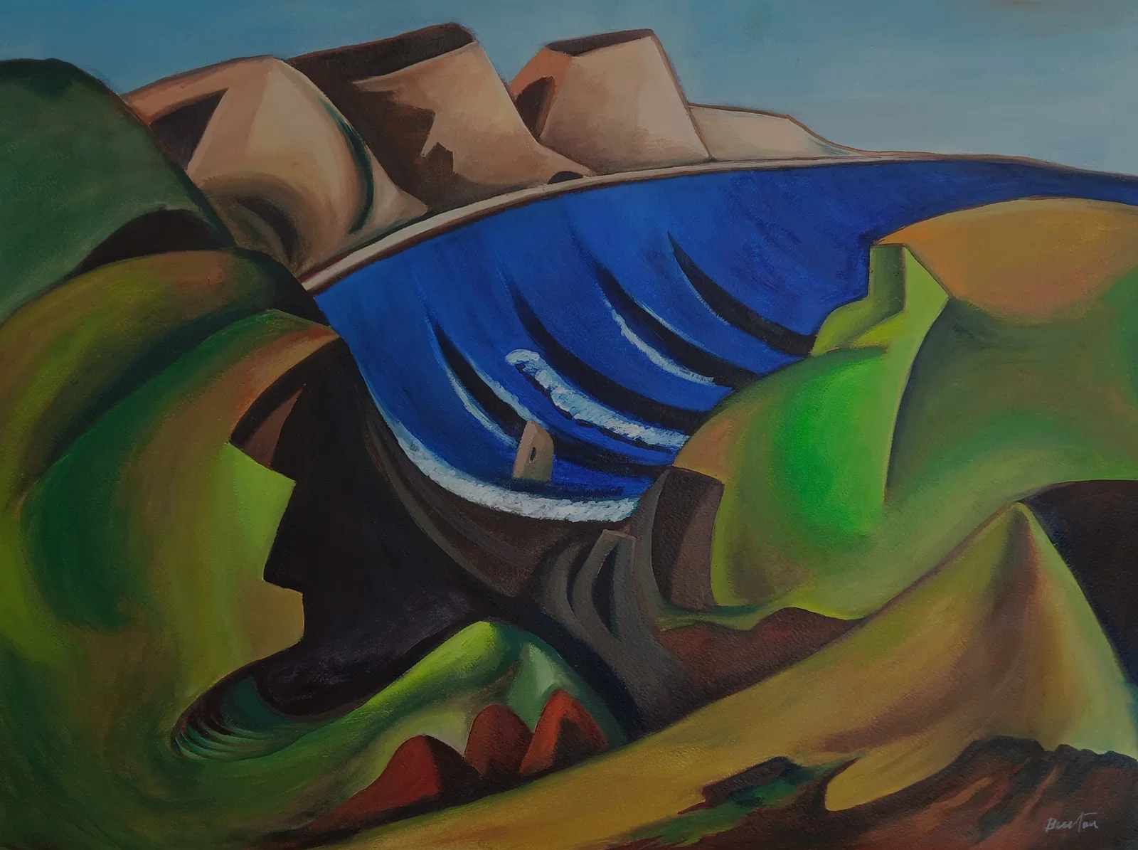 Thomas Hart Benton (American, 1889–1975) was an American painter, muralist, and printmaker.