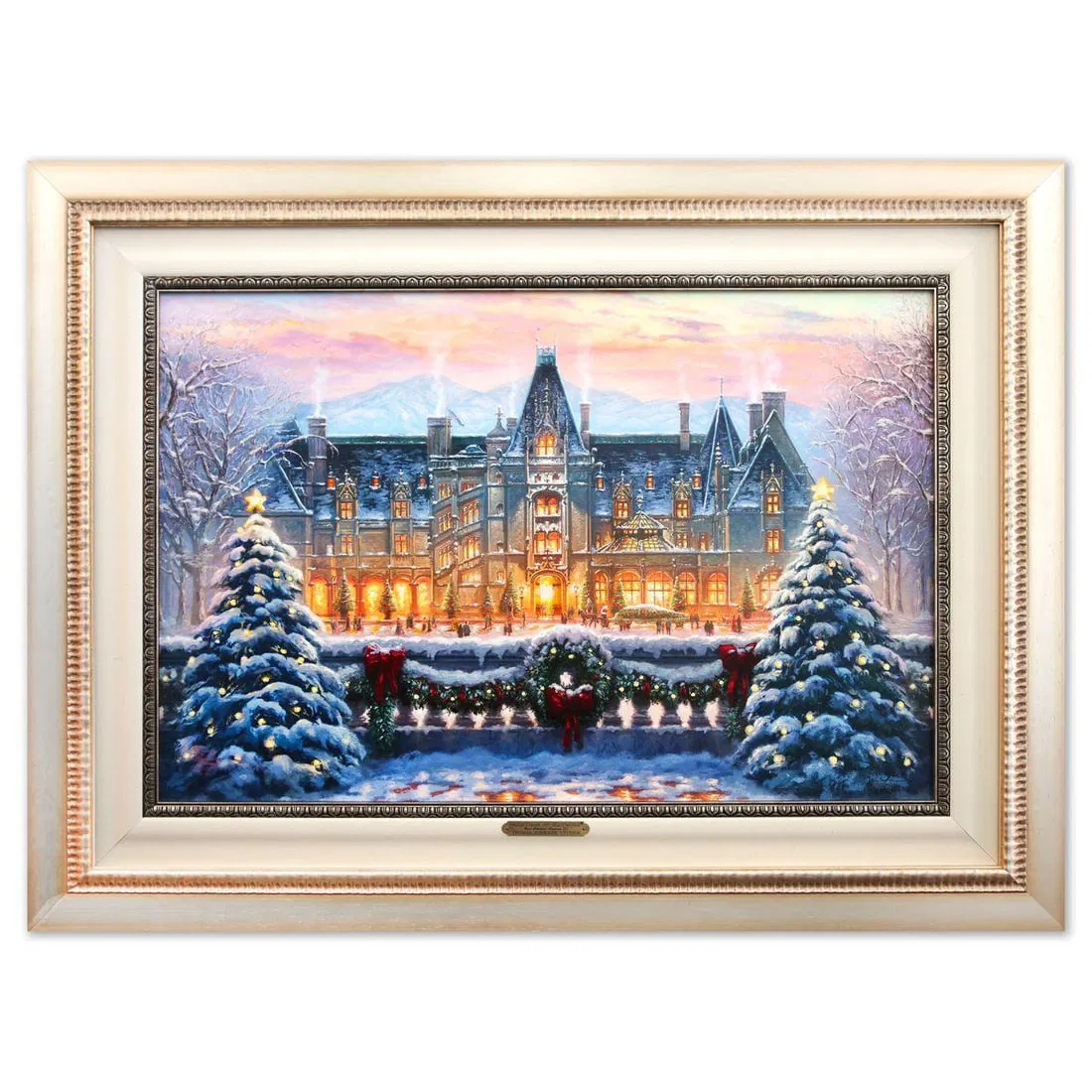 Thomas Kinkade- Hand Embellished Giclee on Canvas "Chromas at Biltmore"