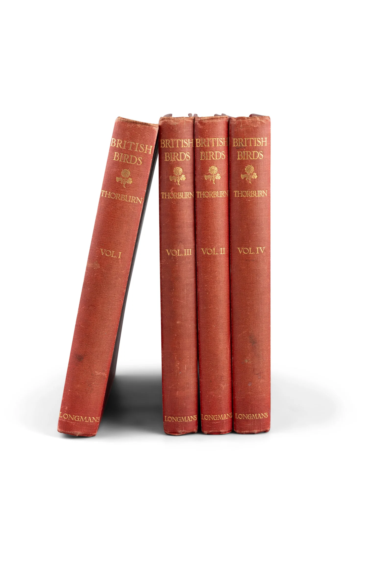 THORBURN, A (1860-1935) British Birds Vols. 1 - IV, London, Longmans, Green and Co, 1917 - 1918.