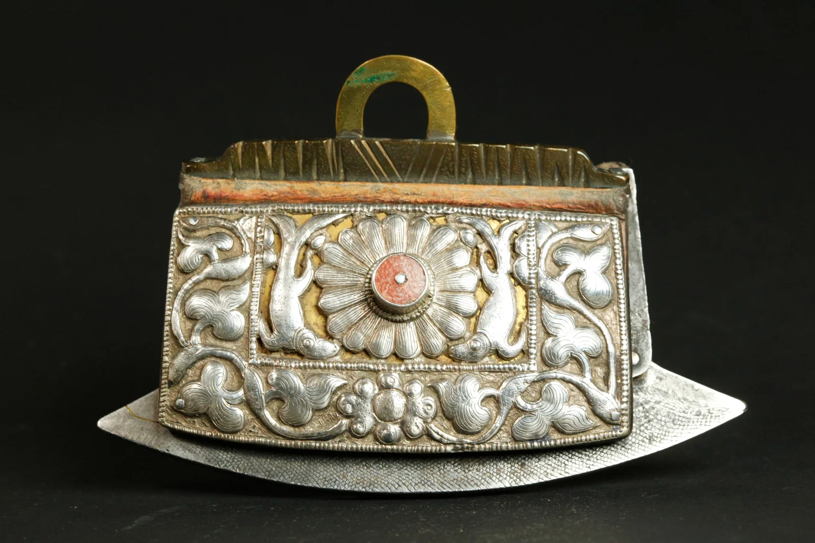 Tibetan Antique Steel & Silver Mecha Flint Striker