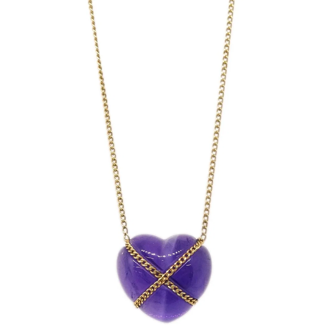 TIFFANY & CO. AMETHYST PENDANT NECKLACE JEWELRY