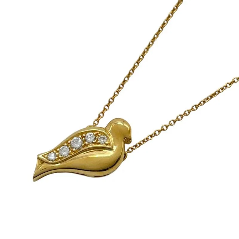 TIFFANY & CO. BIRD MOTIF NECKLACE GOLD
