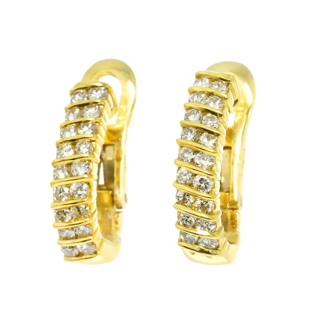 TIFFANY CO. DIAMOND EARRINGS CLIP