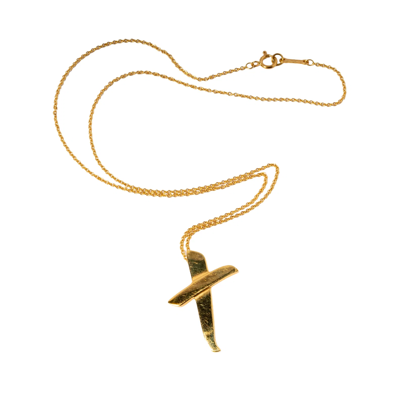 Tiffany & Co. Paloma Picasso 18 Karat Yellow Gold Necklace