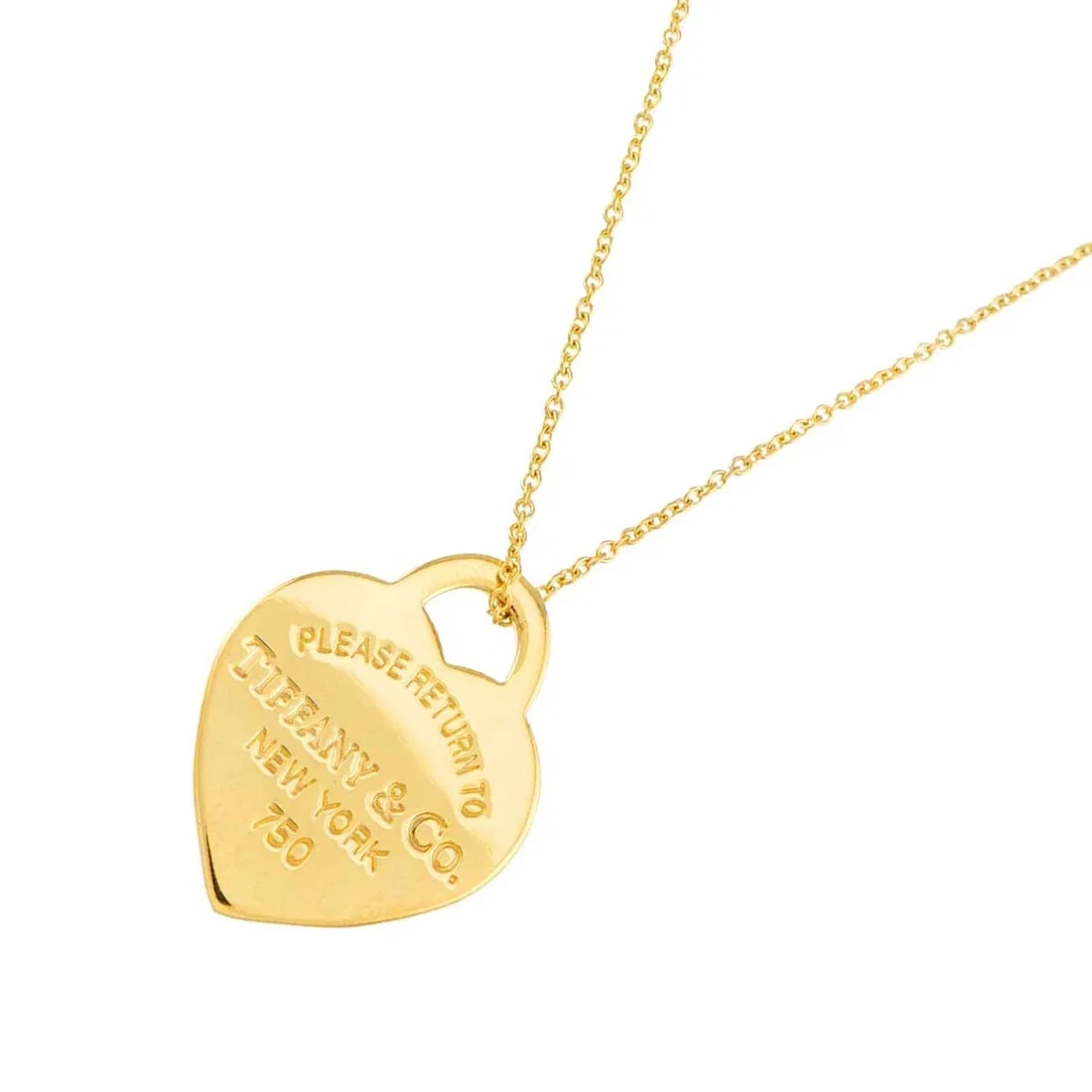 TIFFANY CO. RETURN TO HEART NECKLACE 18K