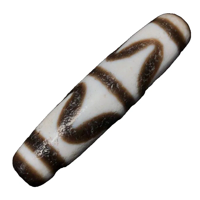 Tiger Tooth Dzi Beads