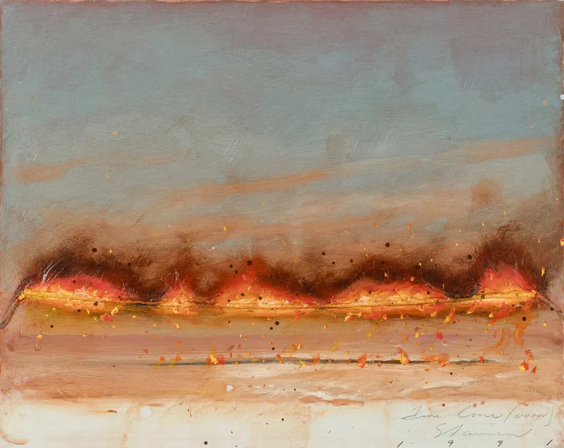 Tim Storrier (Australian, b. 1949) Fire Line (Noon), 1991