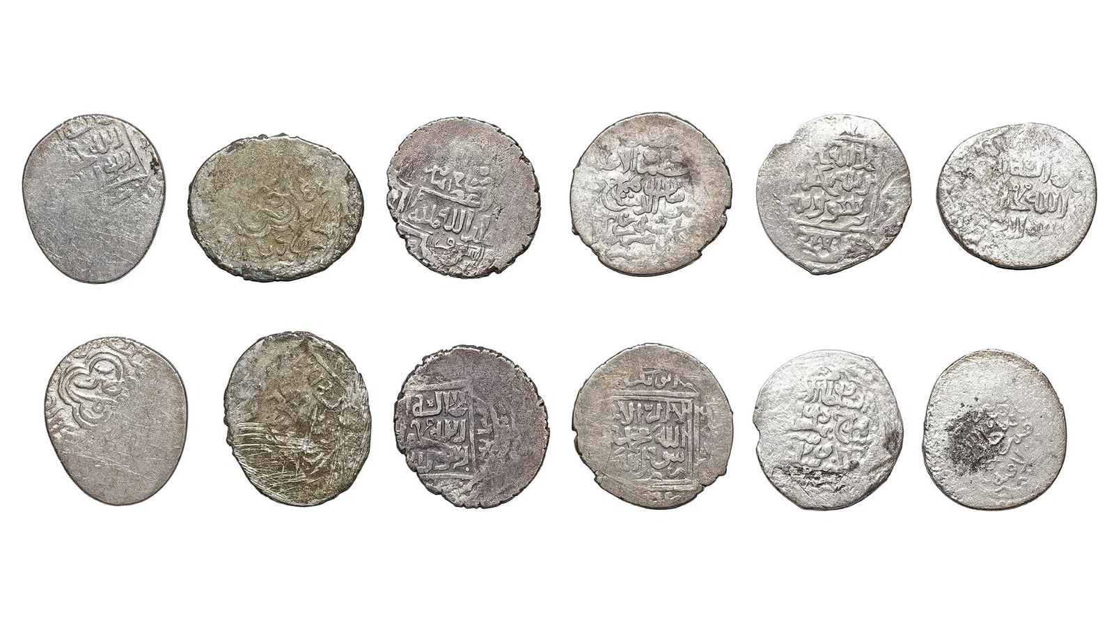 TIMURID, SHAH RUKH (811â€“850 AH/ 1409â€“1447AD), SIX SILVER COINS, DATED