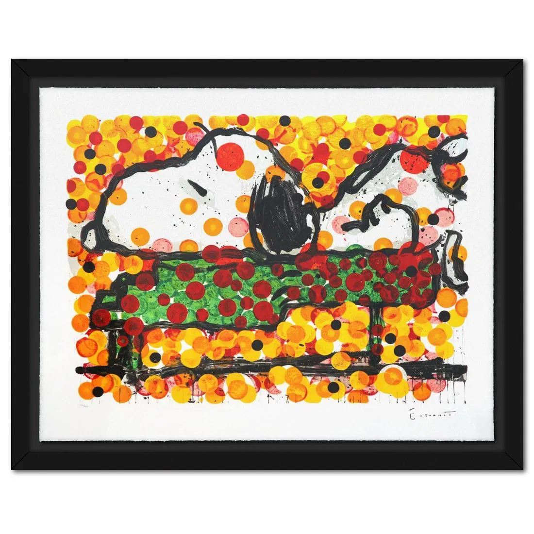 Tom Everhart- Hand Pulled Original Lithograph "Play that Funky Music"