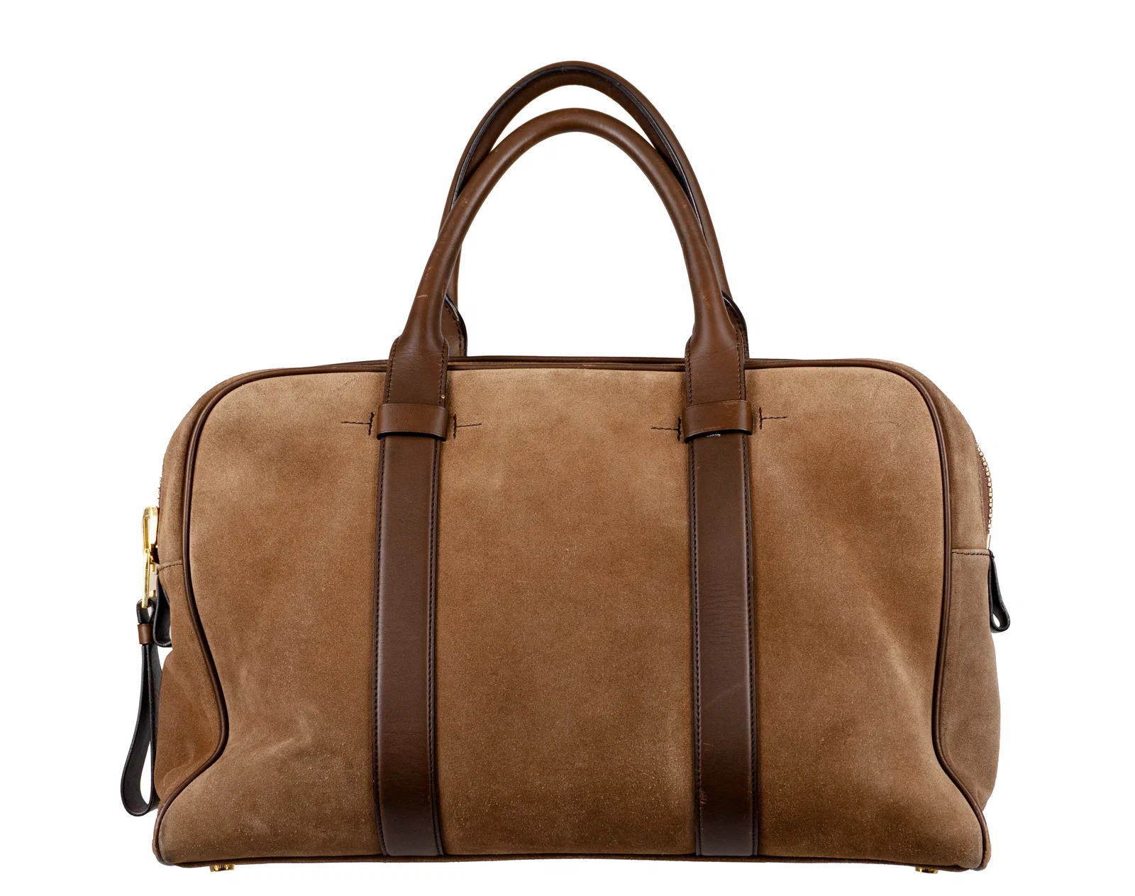 Tom Ford - Brown Suede Buckley Briefcase