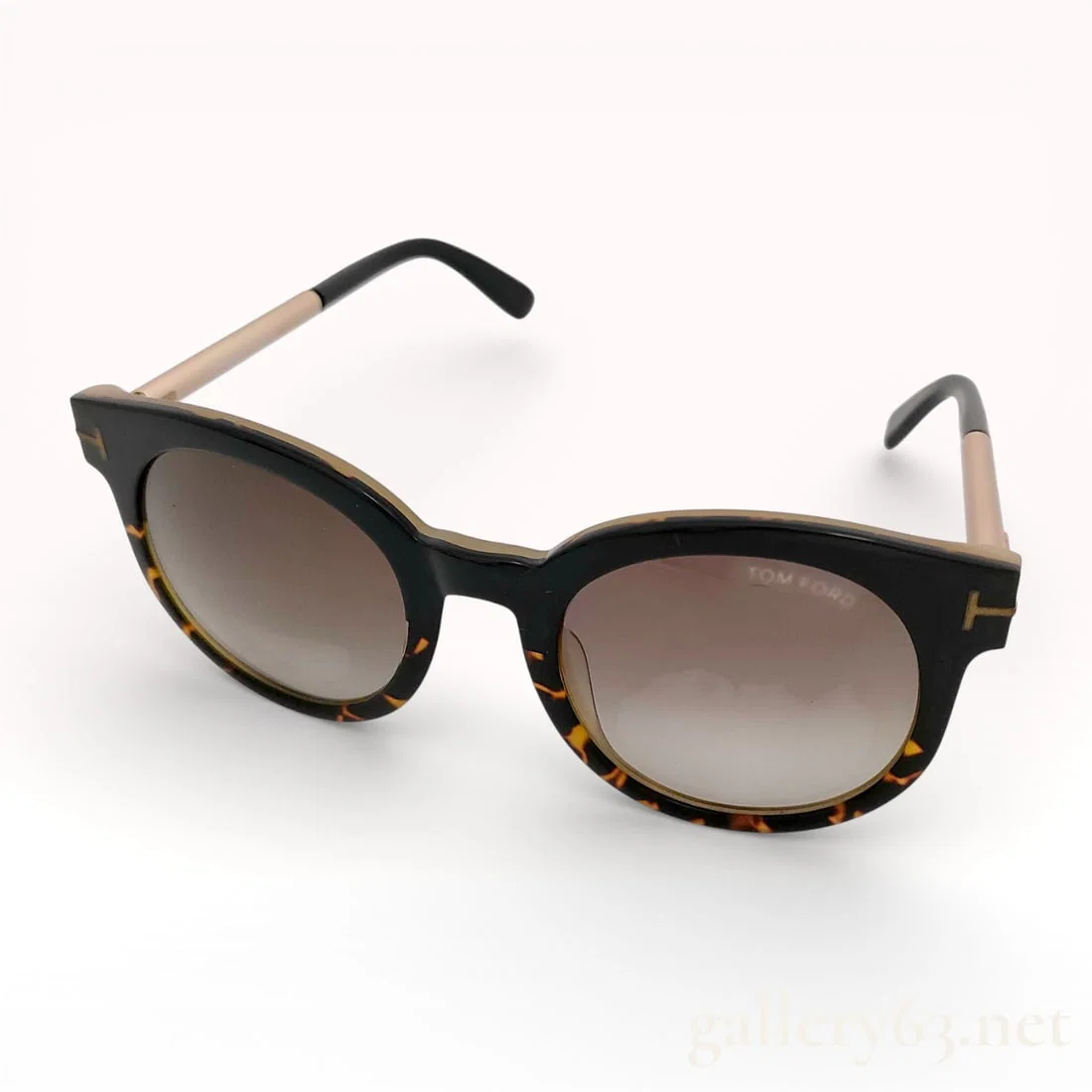 Tom Ford Janina TF435 Gradient Round Sunglasses