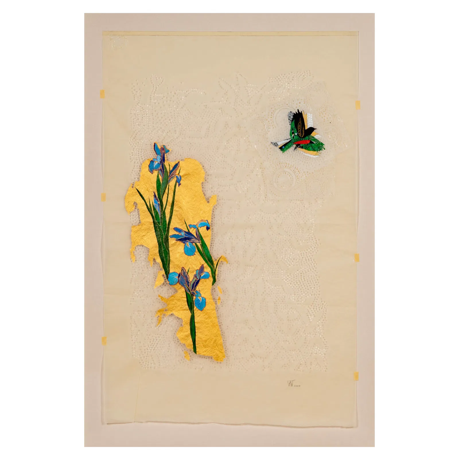 Tom Wudl (b.. 1948): Untitled (Irises)