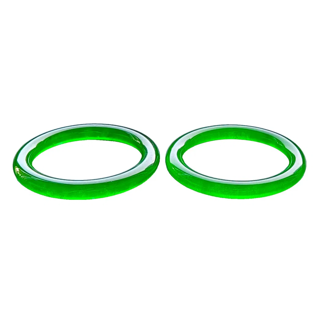 Top-grade Dragon Stone Imperial Green Jadeite Bracelets