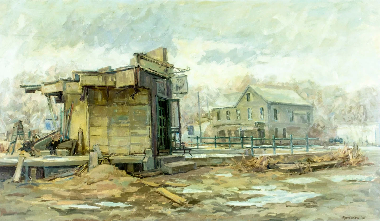 Townsend Howe (NJ,NH,1928-2007) oil painting