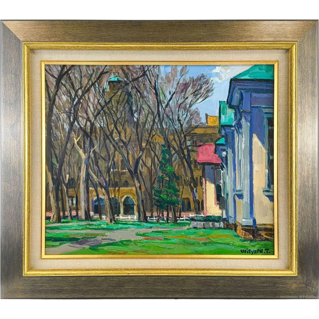 Toyoda Mitsuru, "Gogatsu no Hokudai," oil painting.