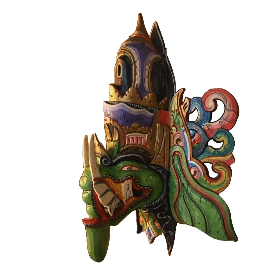 Traditional Balinese Art: Garuda Mask