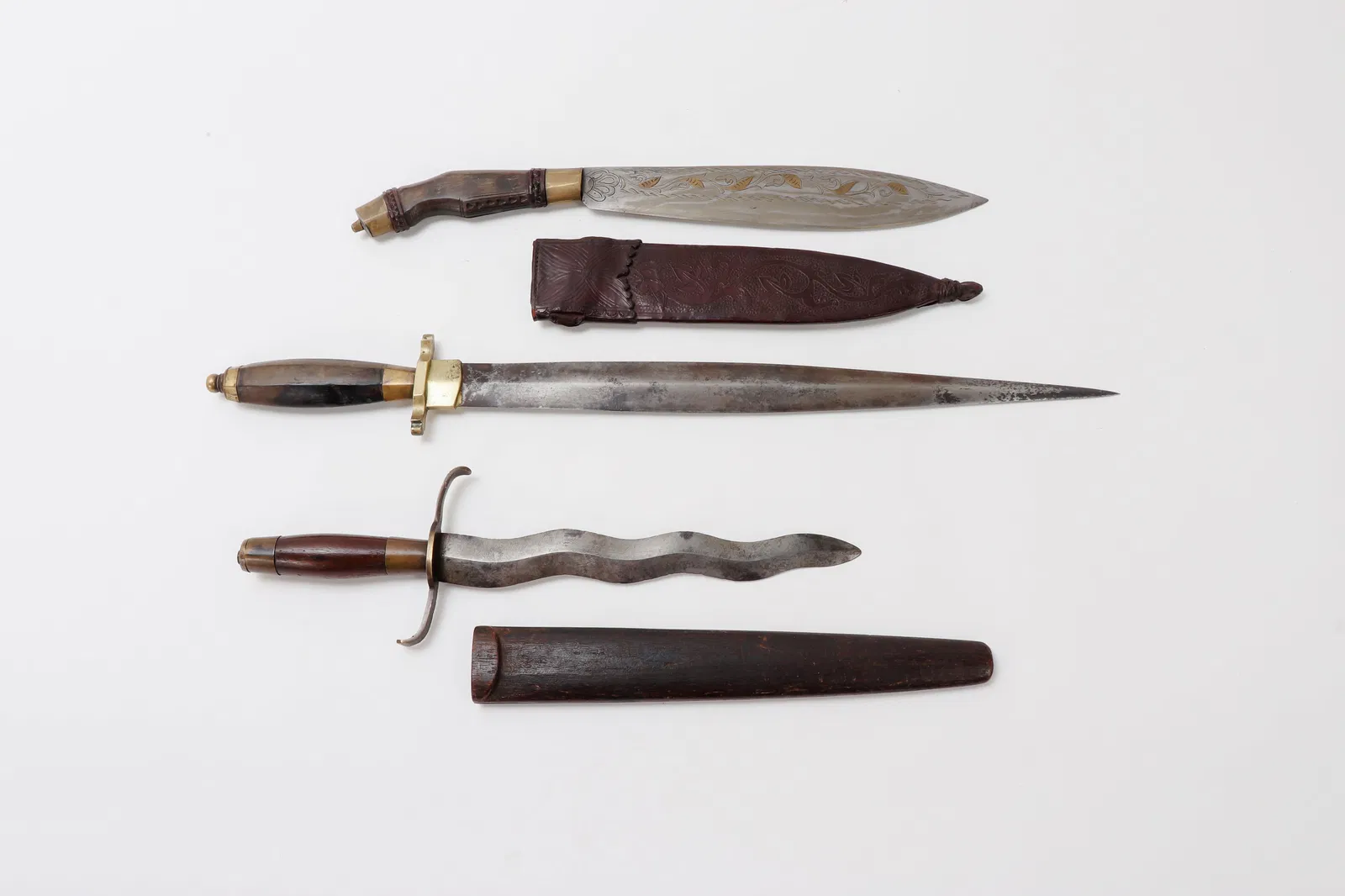 Trio of Superb Luzon Daggers