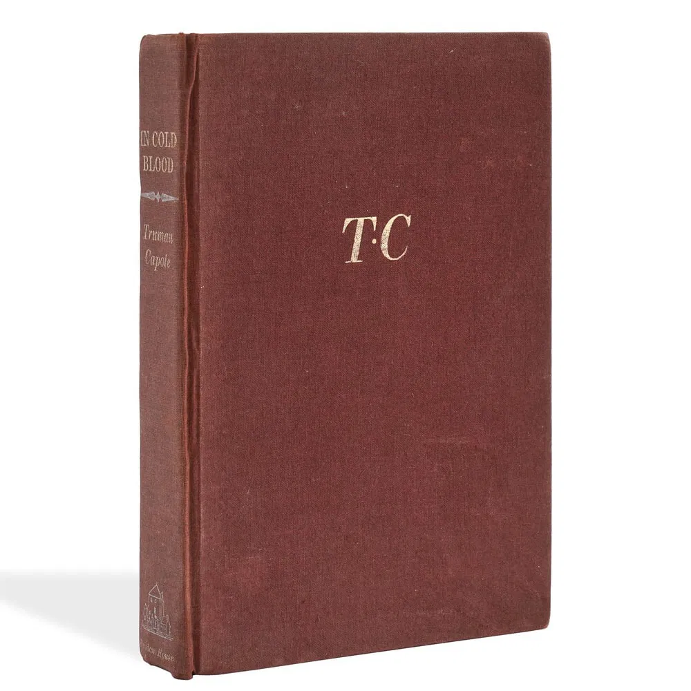 TRUMAN CAPOTE SIGNED "IN COLD BLOOD"