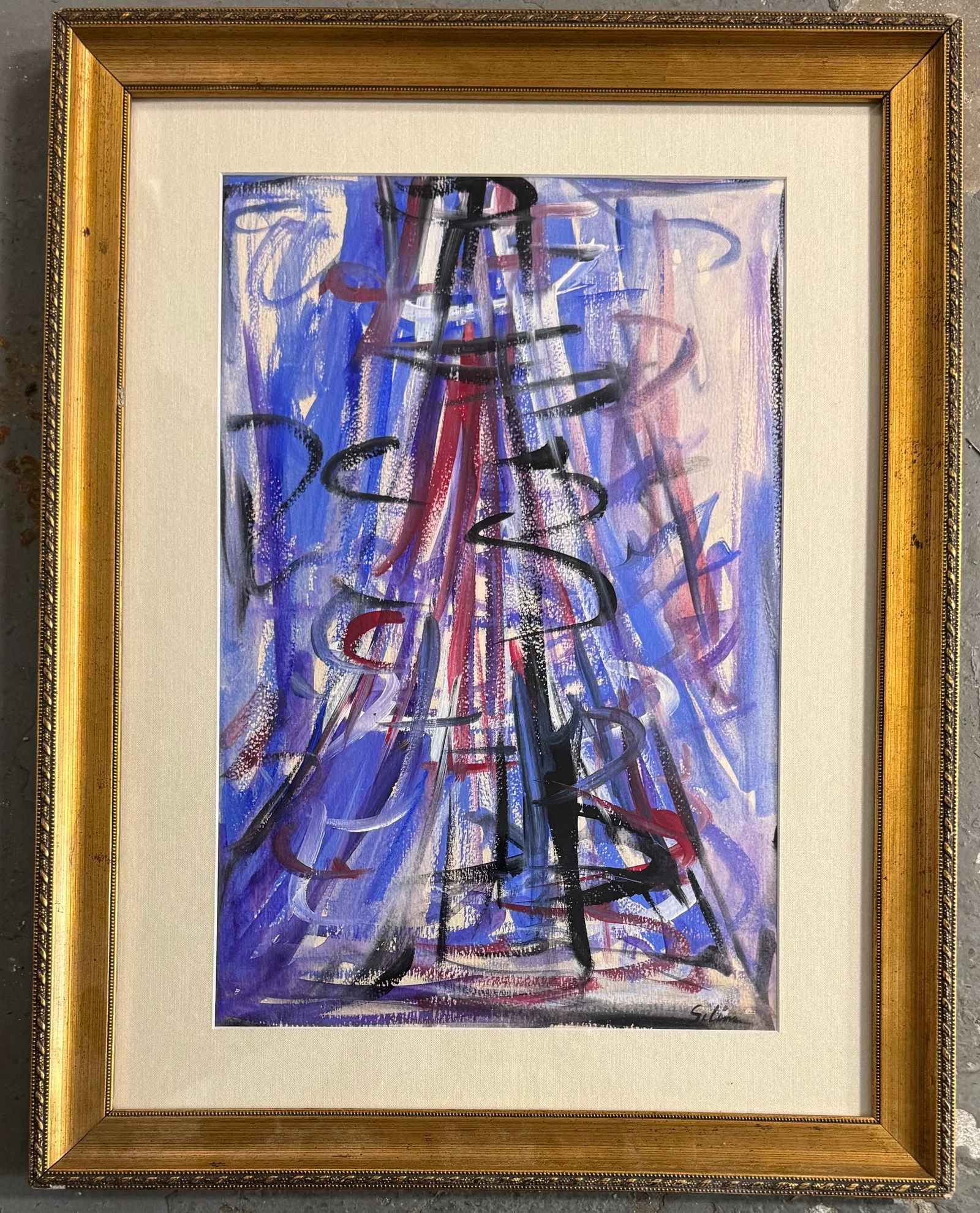 Turan Selim Gouache on Paper