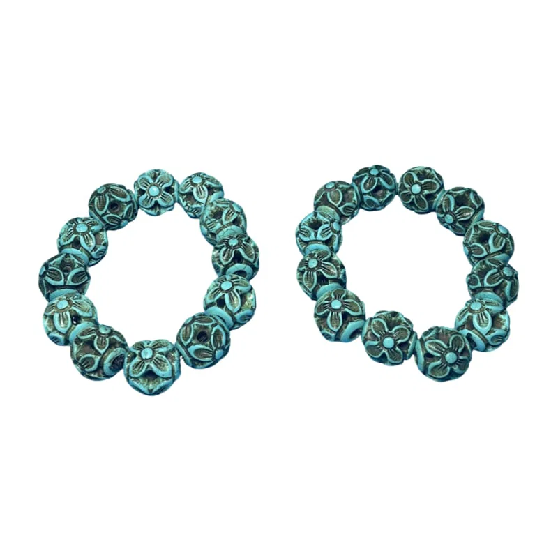 Turquoise bead bracelet