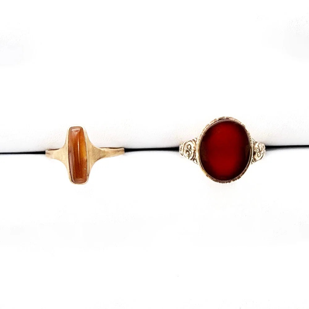 Two Antique Carnelian Rings