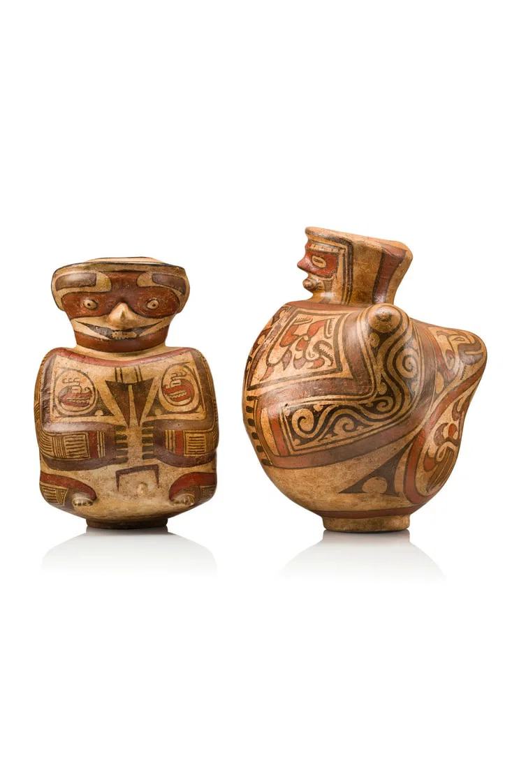 Two figural vases, Early Coclé, ca. 450 - 980 AD - Panama, Gran Coclé