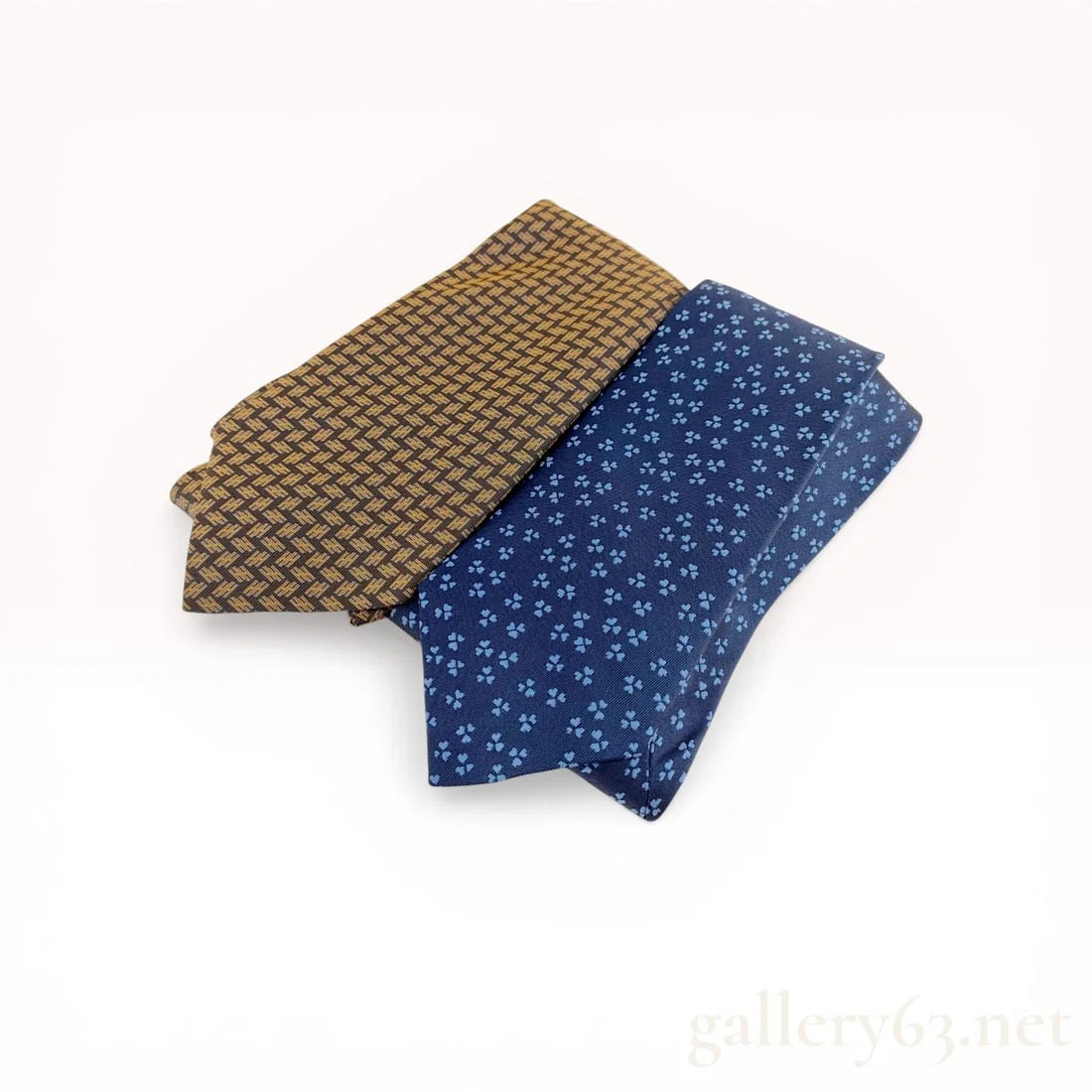 Two Hermes Silk Neckties