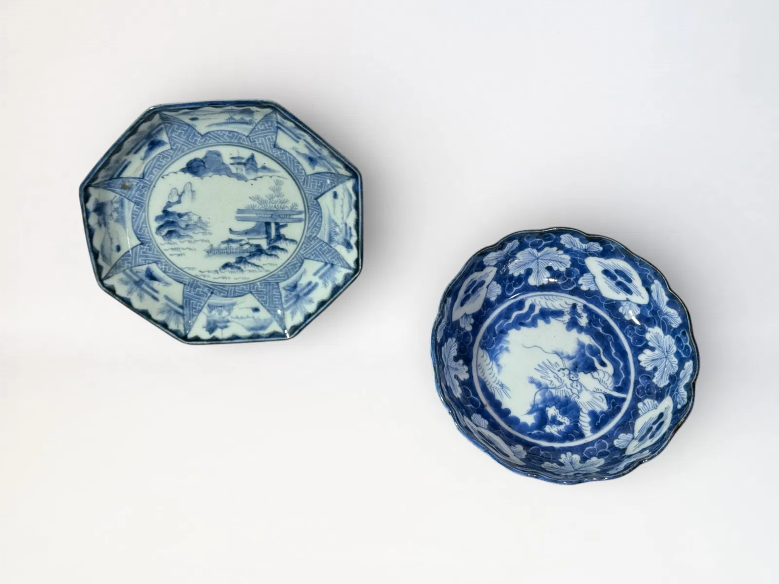 Two Japanese Arita Porcelain Dishes