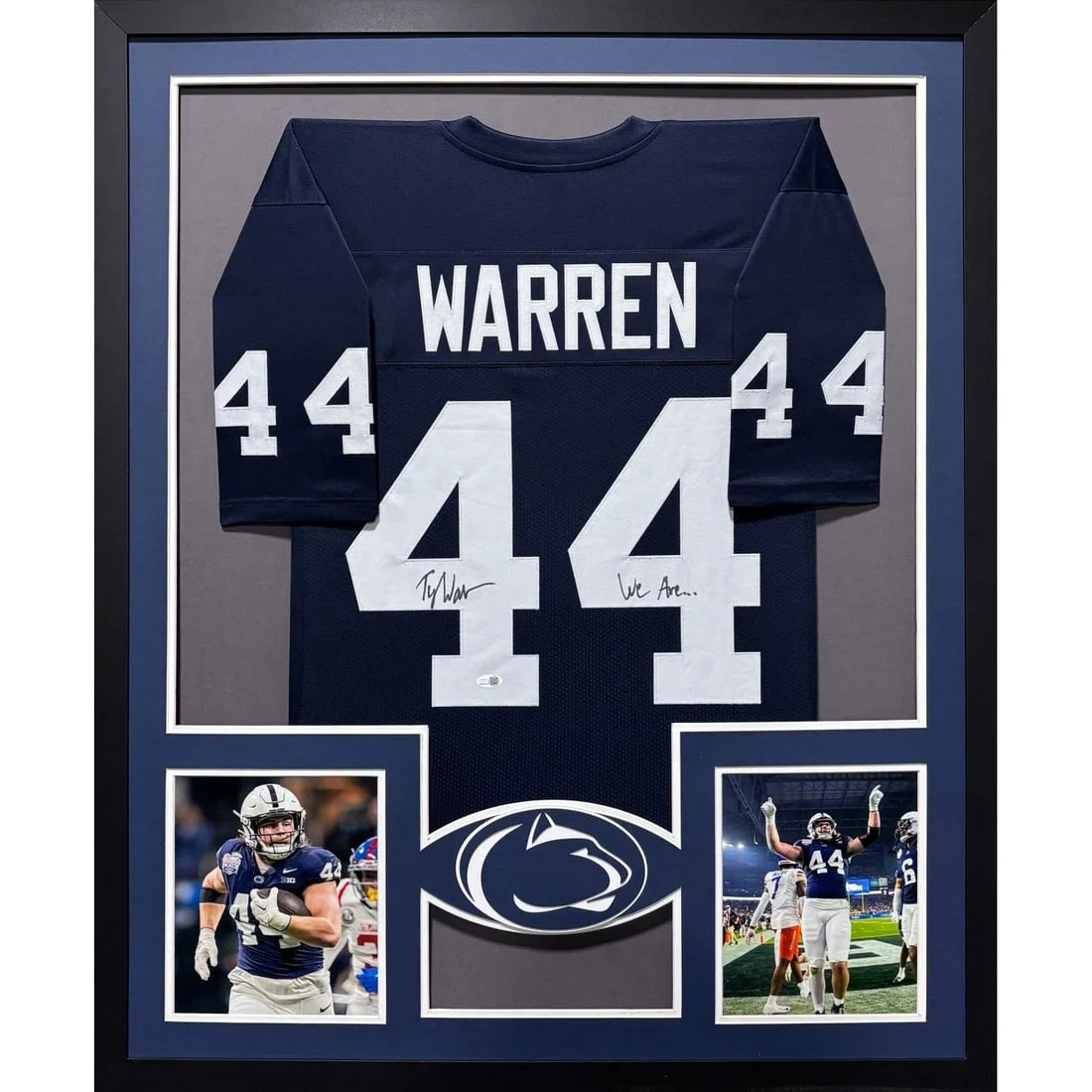 Tyler Warren Signed Jersey Framed JSA Authenticated Penn State