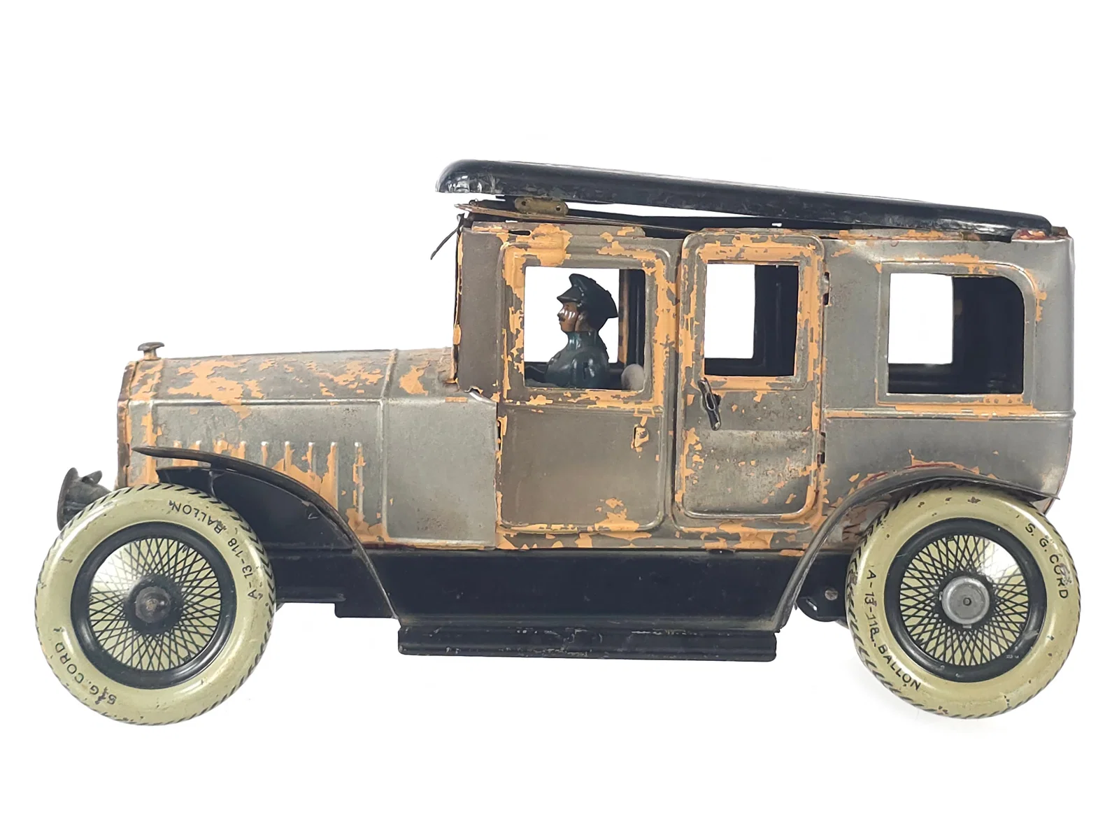 Ultra Rare S.G. Limousine with Camper Roof Tin Windup