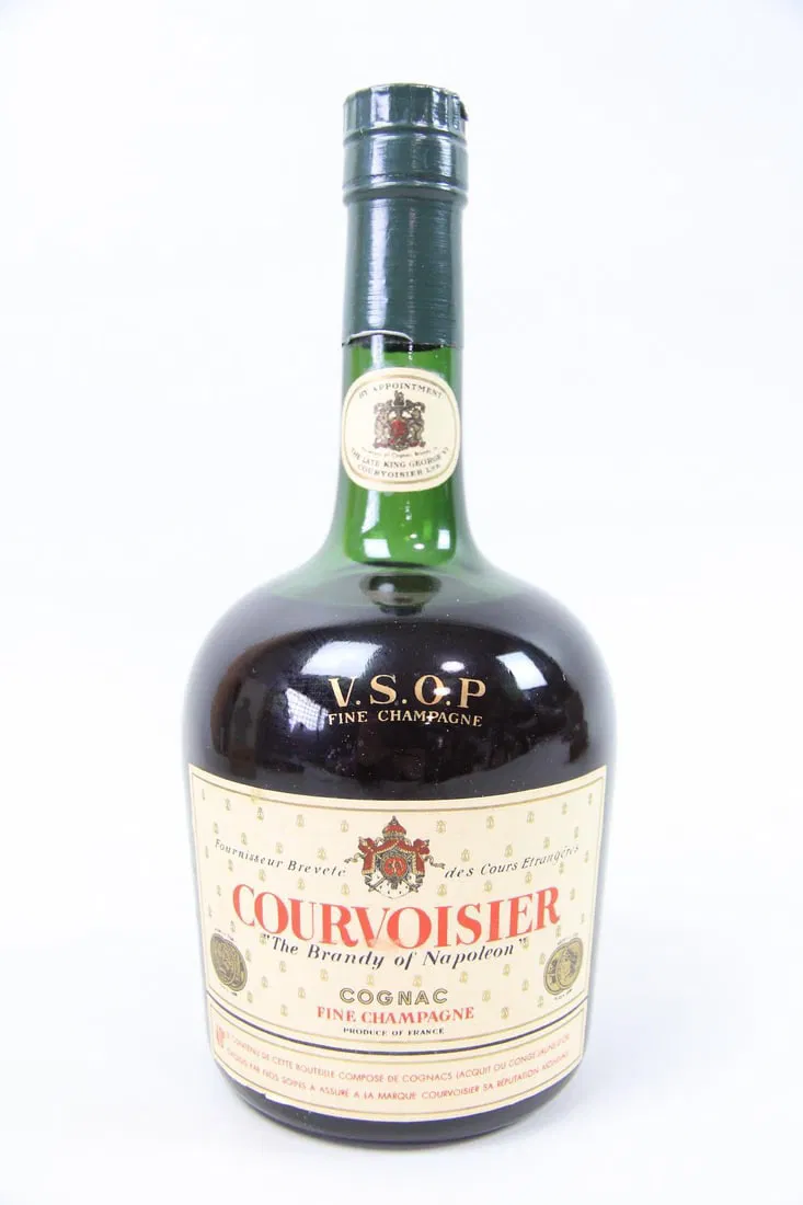 Unopened Bottle of Courvoisier Cognac, Napoleon Box