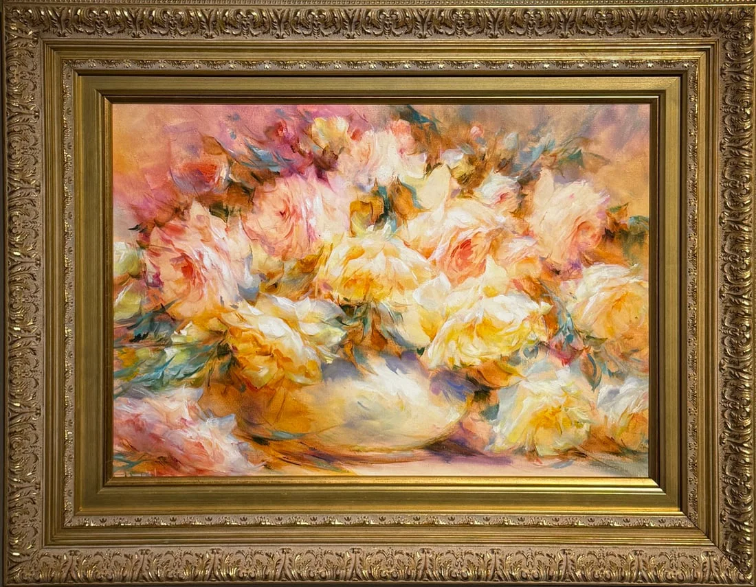 Untitled Floral original oil