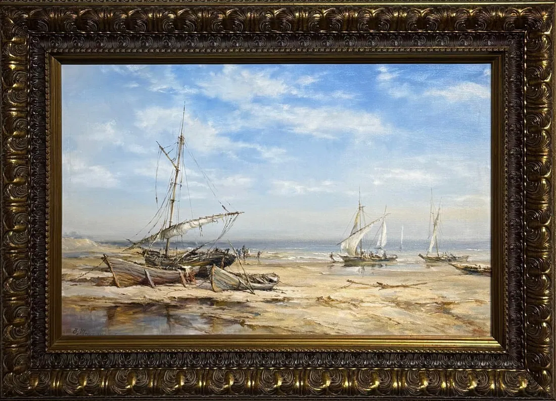Untitled Original Oil By Vitaly Schepetilnikov