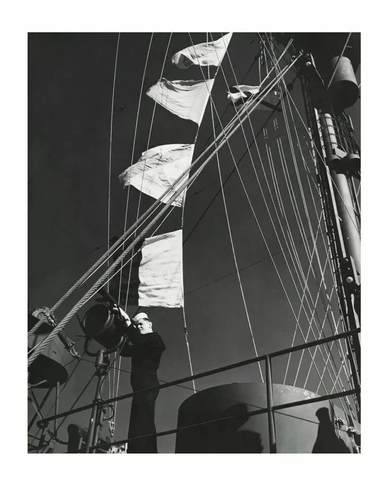 USA NAVY - Submarine Tender - Vintage Photographs c .1944