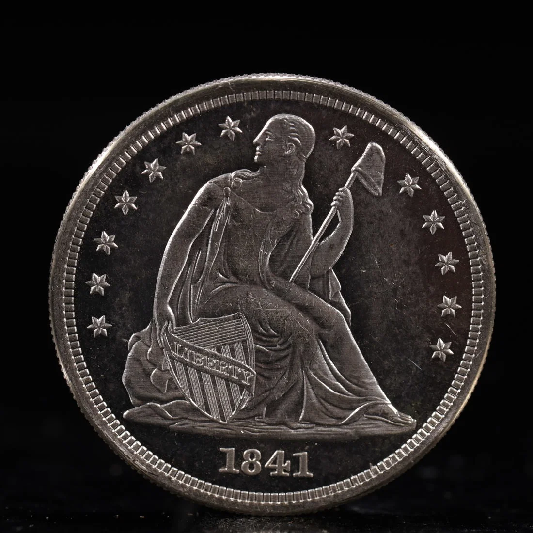 USA One Dollar 1841 Coin